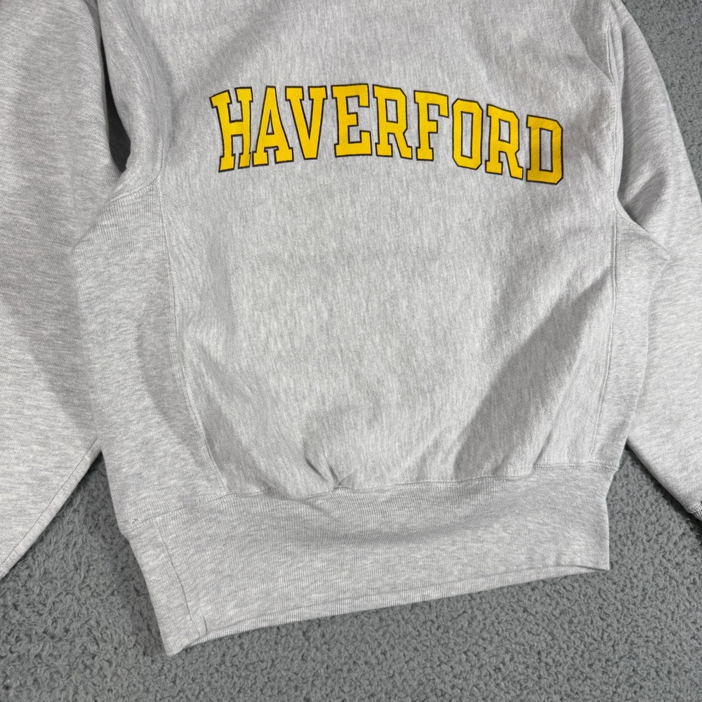 Champion‎ Haverford College Crewneck Size Small Reverse Weave Sweatshirt - Picture 2 of 7